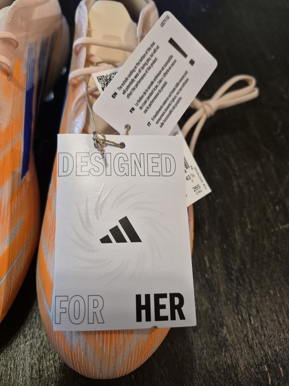 Adidas Womens F50 Sparkfusion Elite Low Soccer Cleat, Bliss Orange - Picture 4 of 15